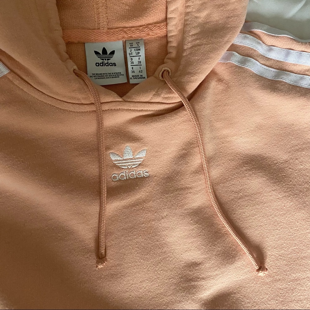 Adidas coral hoodie